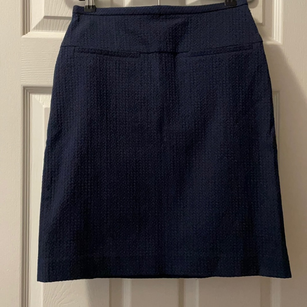 Navy Brooks Brothers Skirt